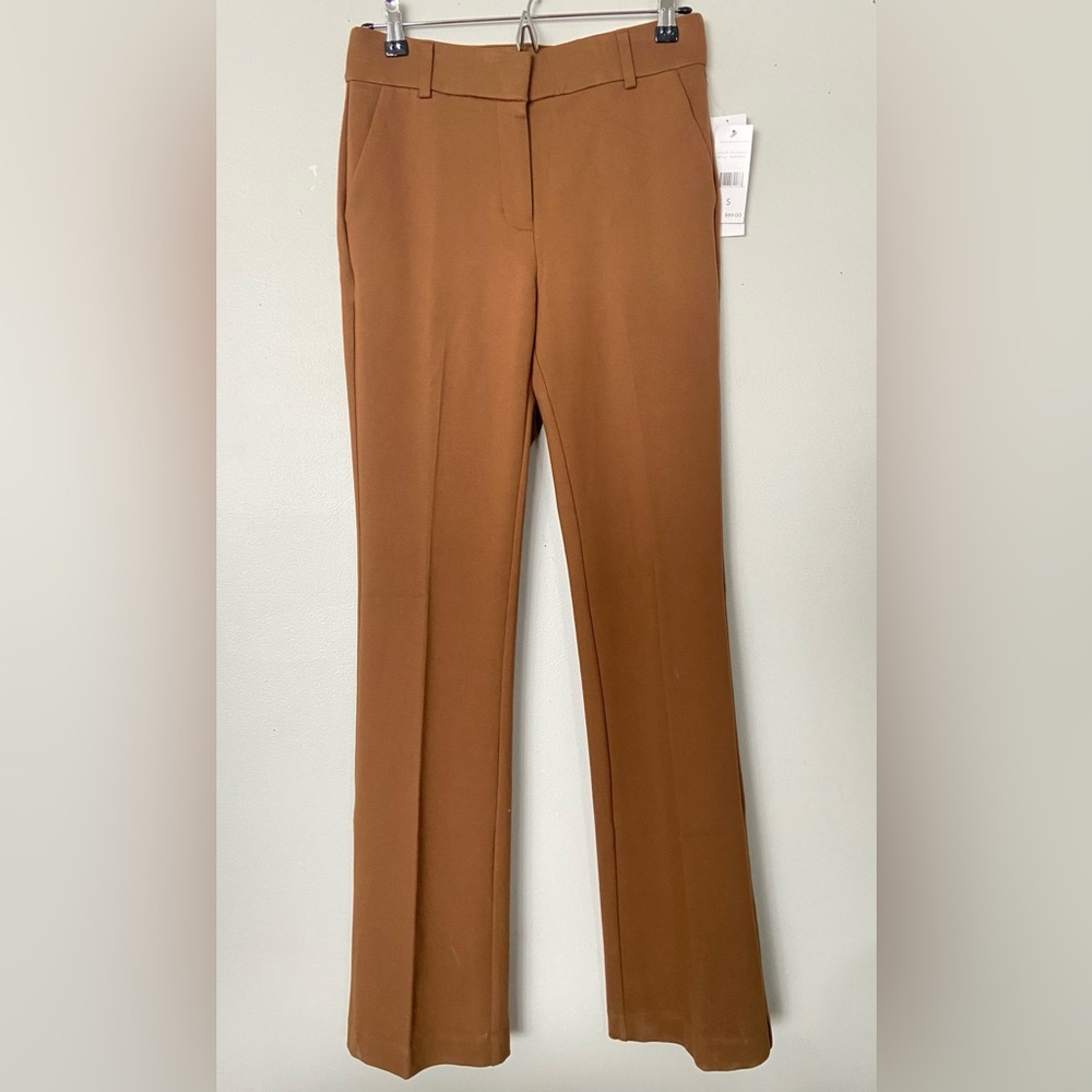 Rafaella Women's Brown High Rise Stretch Boot Cut Pants Size S